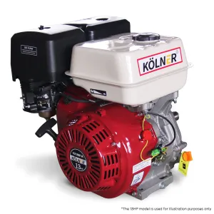 16HP Petrol Recoil Start Engine, 420CC, 25.4mm Shaft - Kolner