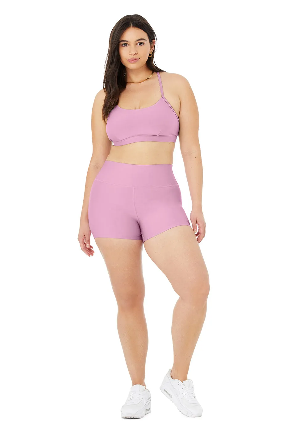 3" High-Waist Airlift Short - Pink Lavender