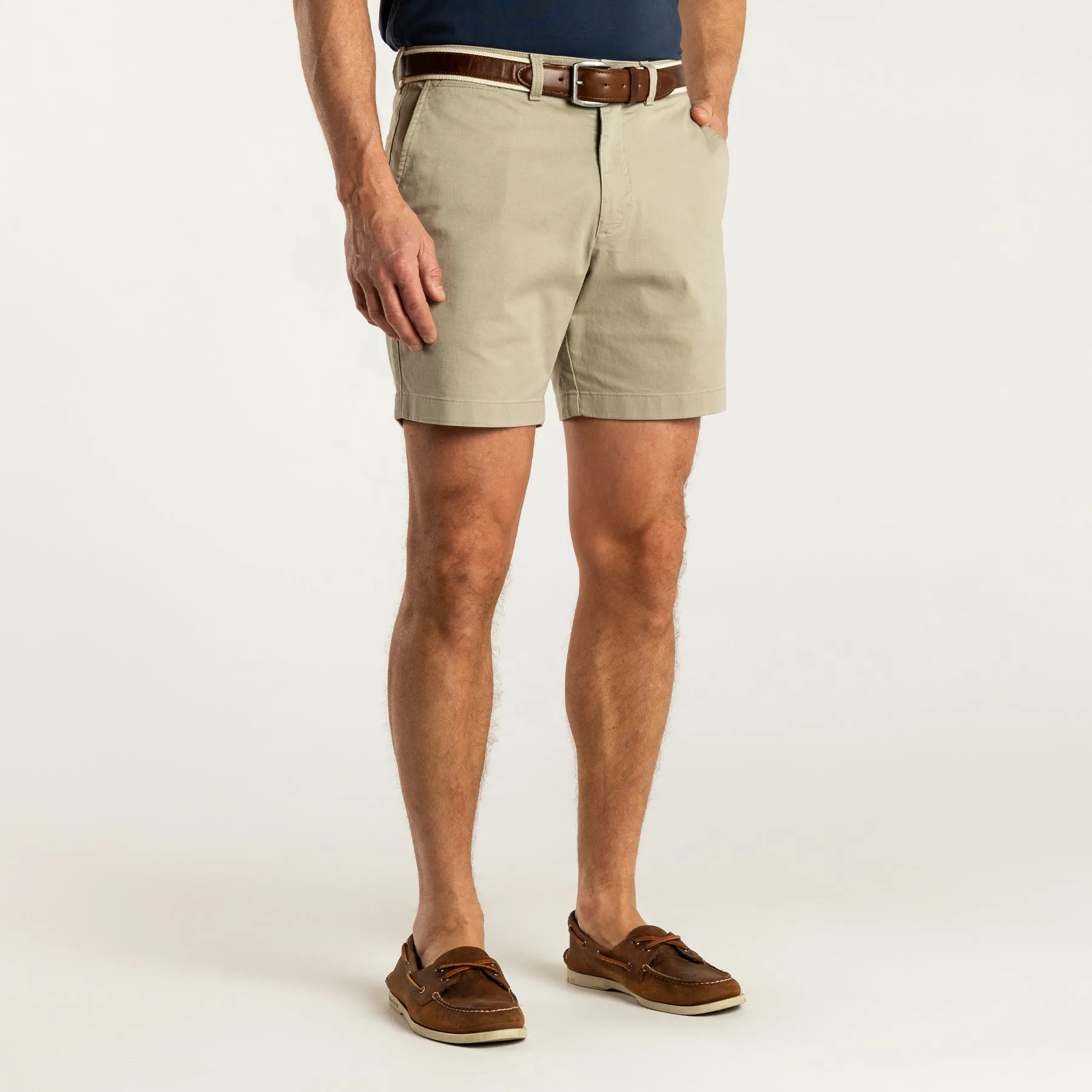 7" Gold School Chino Short - Khaki Gold Patch