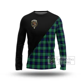 Abercrombie Tartan Long Sleeve T-Shirt with Family Crest and Military Logo Style