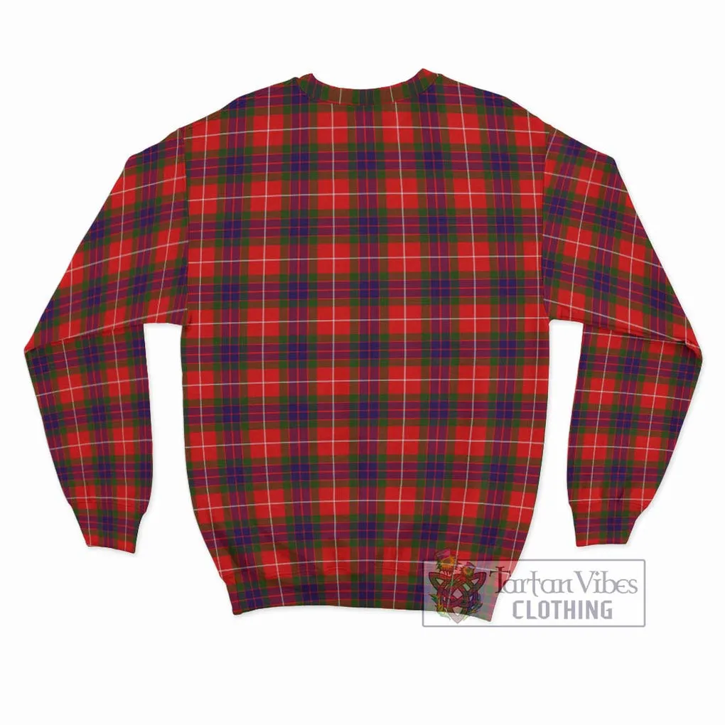 Abernethy Tartan Sweatshirt with Family Crest DNA In Me Style