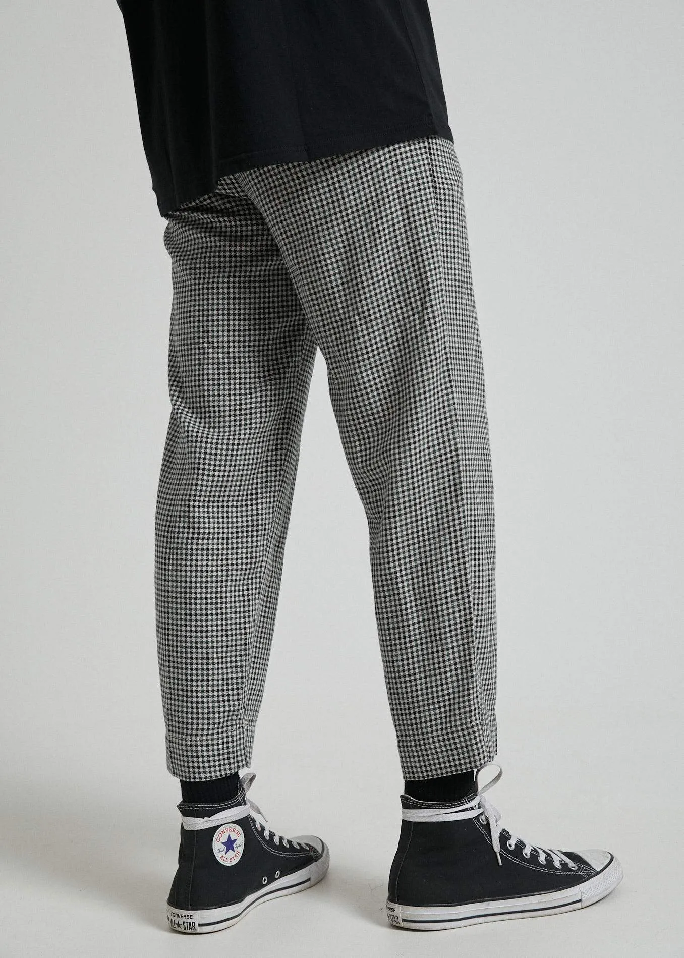 Afends Mens The Clash - Suit Pant - Houndstooth