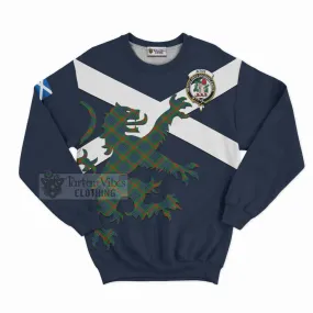 Aiton Tartan Lion Rampant Sweatshirt  Proudly Display Your Heritage with Alba Gu Brath and Clan Name