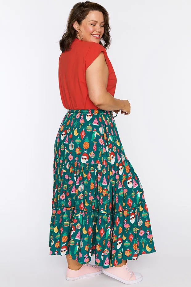 Alexandra Christmas Vacation Skirt