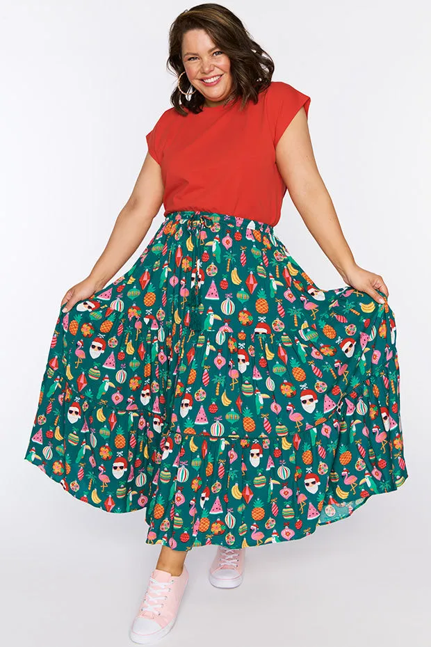 Alexandra Christmas Vacation Skirt