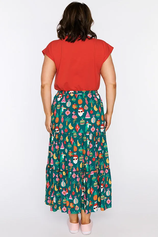 Alexandra Christmas Vacation Skirt