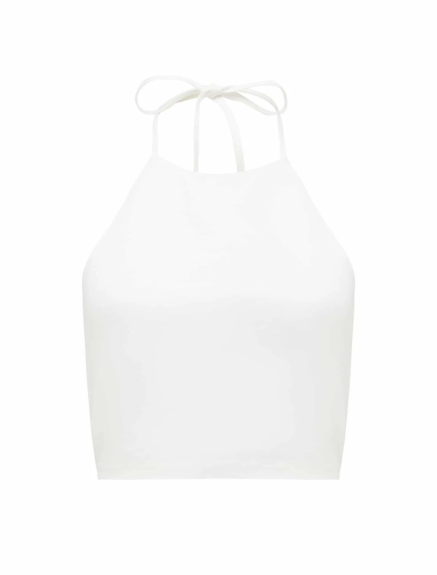 Alice Tie Back Shirred Halter Top