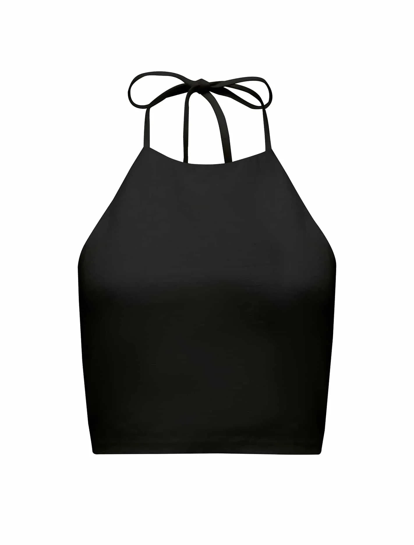 Alice Tie Back Shirred Halter Top