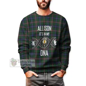 Allison Tartan Sweatshirt with Family Crest DNA In Me Style