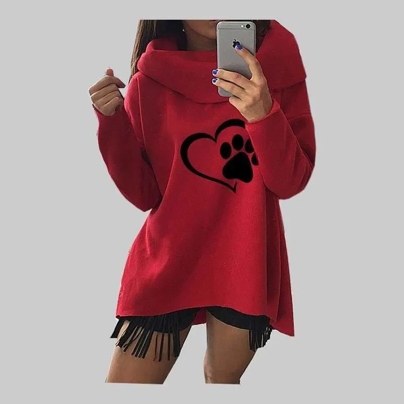 Amazing Heart Paw Sweatshirts