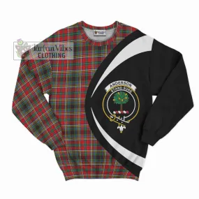 Anderson of Arbrake Tartan Sweatshirt with Family Crest Circle Style