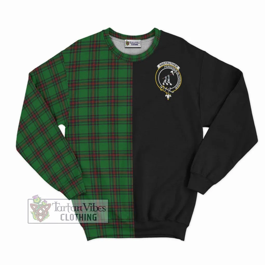 Anstruther Tartan Sweatshirt with Family Crest and Half Of Me Style