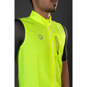 Apace Gilet Sleevless Cycling Jacket - Neon