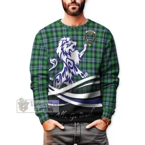 Arbuthnot Ancient Tartan Sweatshirt with Alba Gu Brath Regal Lion Emblem