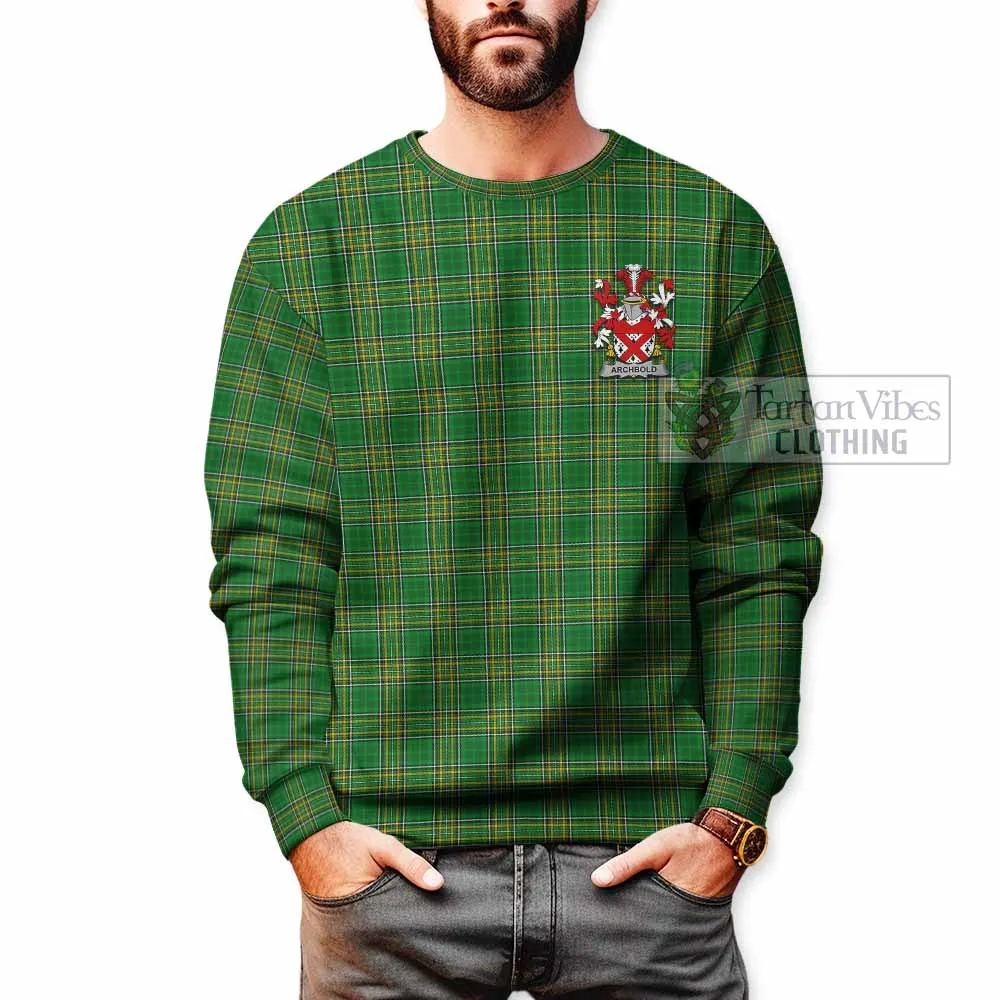 Archbold Irish Clan Tartan Sweatshirt with Coat of Arms