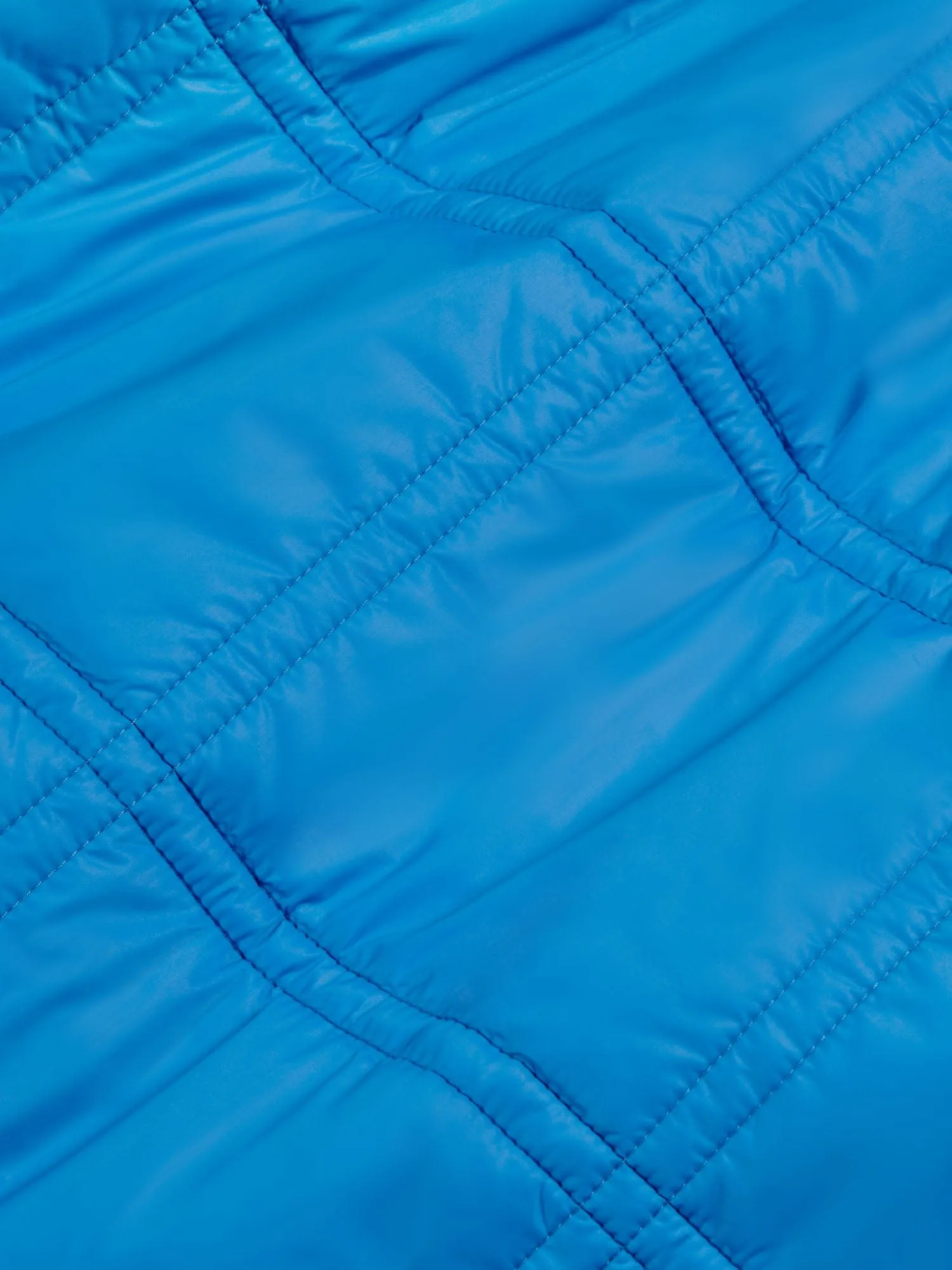 Archive Kid’s Flower-Warmth Quilted Gilet—cerulean blue