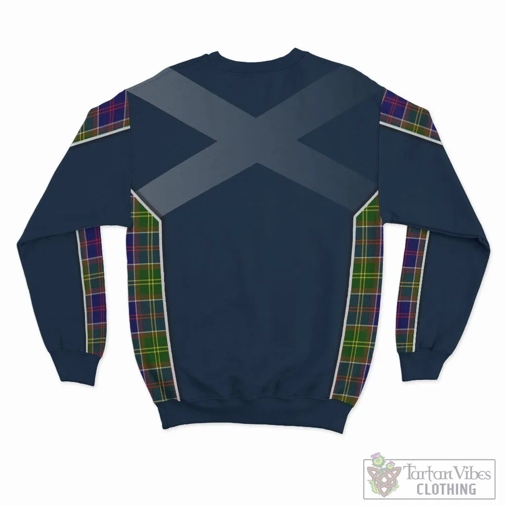 Arnott Tartan Sweatshirt with Family Crest and Scottish Thistle Vibes Sport Style