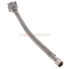 Arrowhead Brass HS37C87B-12 Braided Stainless Steel Toilet Supply Line