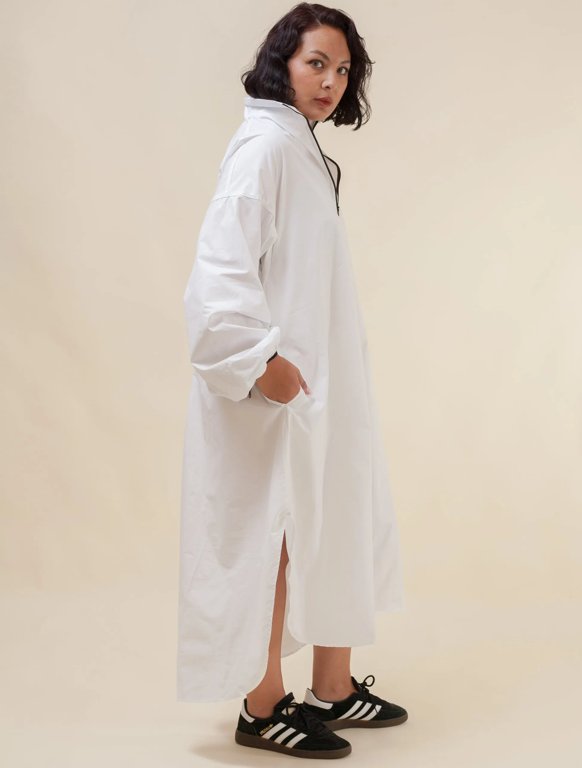 Asia Dress Cotton Poplin (White)