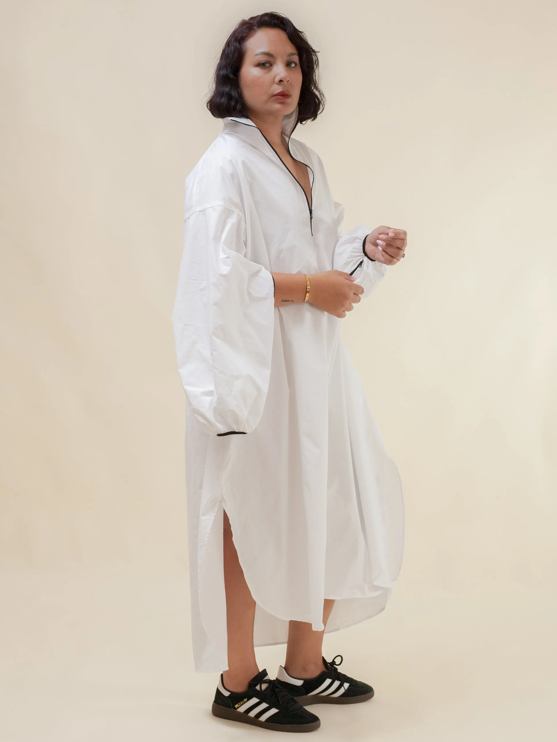 Asia Dress Cotton Poplin (White)