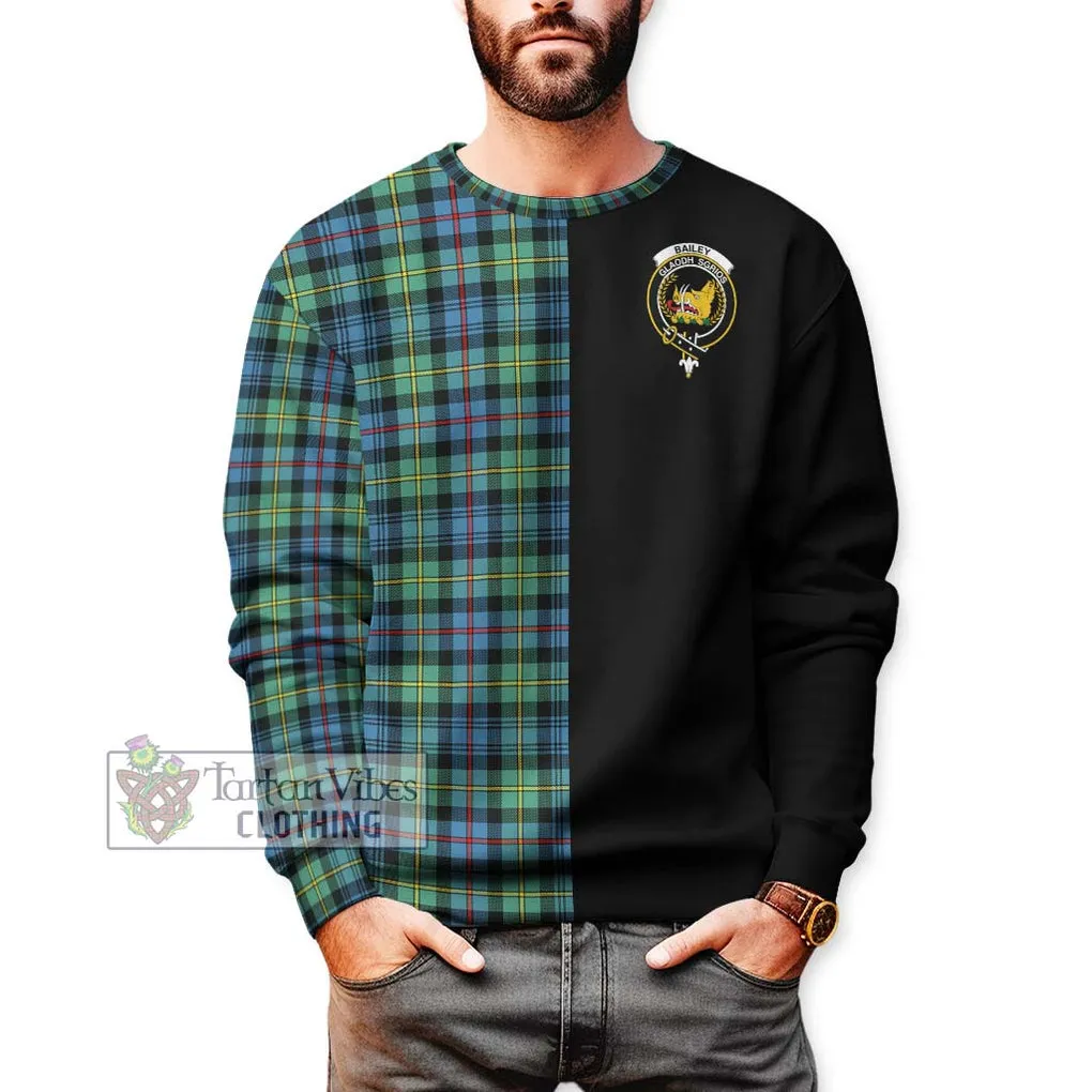 Bailey Ancient Tartan Sweatshirt with Family Crest and Half Of Me Style