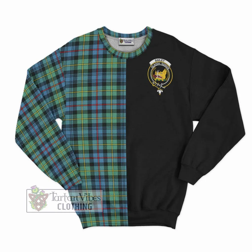 Bailey Ancient Tartan Sweatshirt with Family Crest and Half Of Me Style