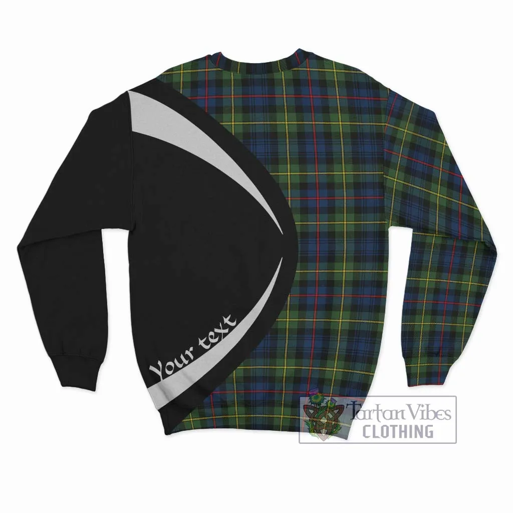 Bailey Modern Tartan Sweatshirt with Family Crest Circle Style