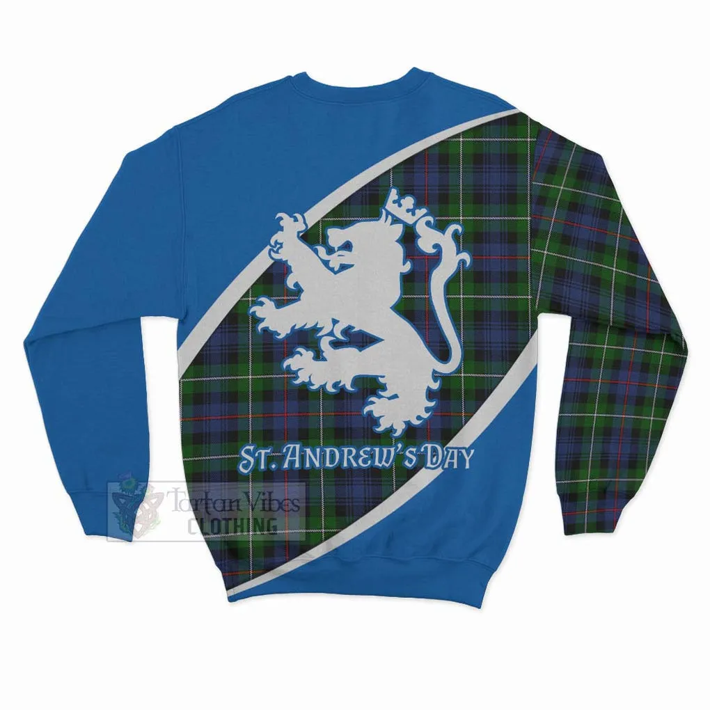 Baillie (Bailey) Family Crest Tartan Sweatshirt Celebrate Saint Andrew's Day in Style