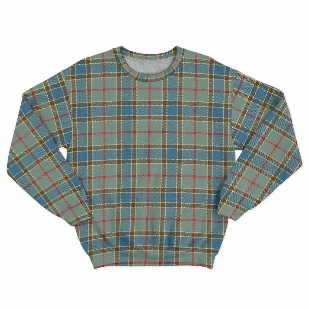 Balfour Blue Tartan Sweatshirt