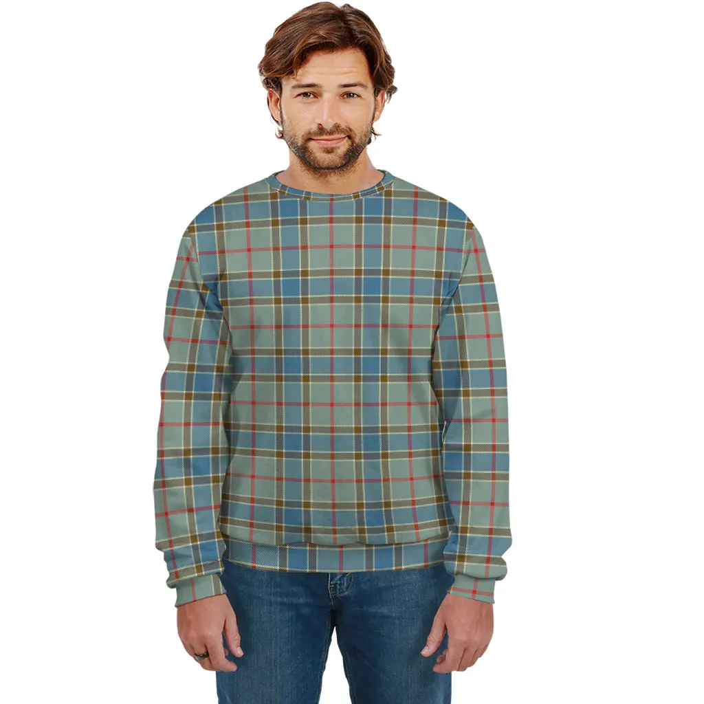 Balfour Blue Tartan Sweatshirt