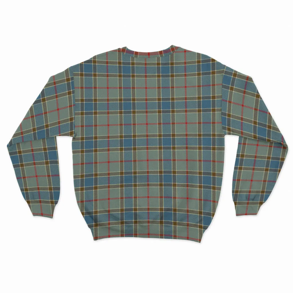 Balfour Blue Tartan Sweatshirt