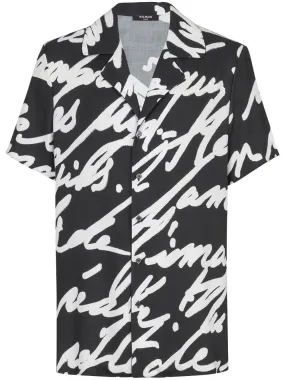 BALMAIN Men's Stylish Short Sleeve Shirt - SS25 Collection