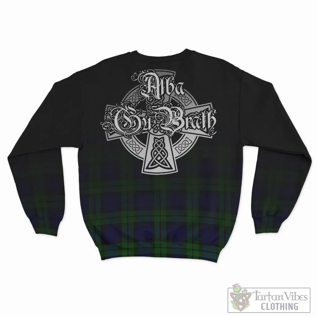 Bannatyne Tartan Sweatshirt Featuring Alba Gu Brath Family Crest Celtic Inspired