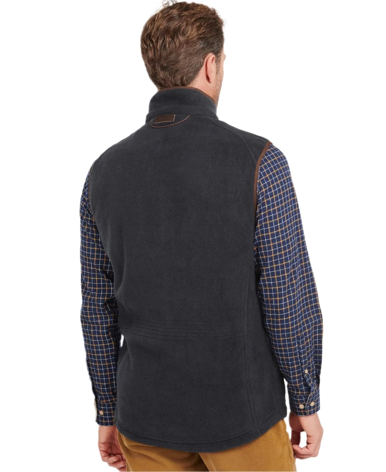 Barbour Mens Langdale Fleece Gilet Navy