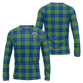 Barclay Hunting Ancient Tartan Long Sleeve T-Shirt with Family Crest