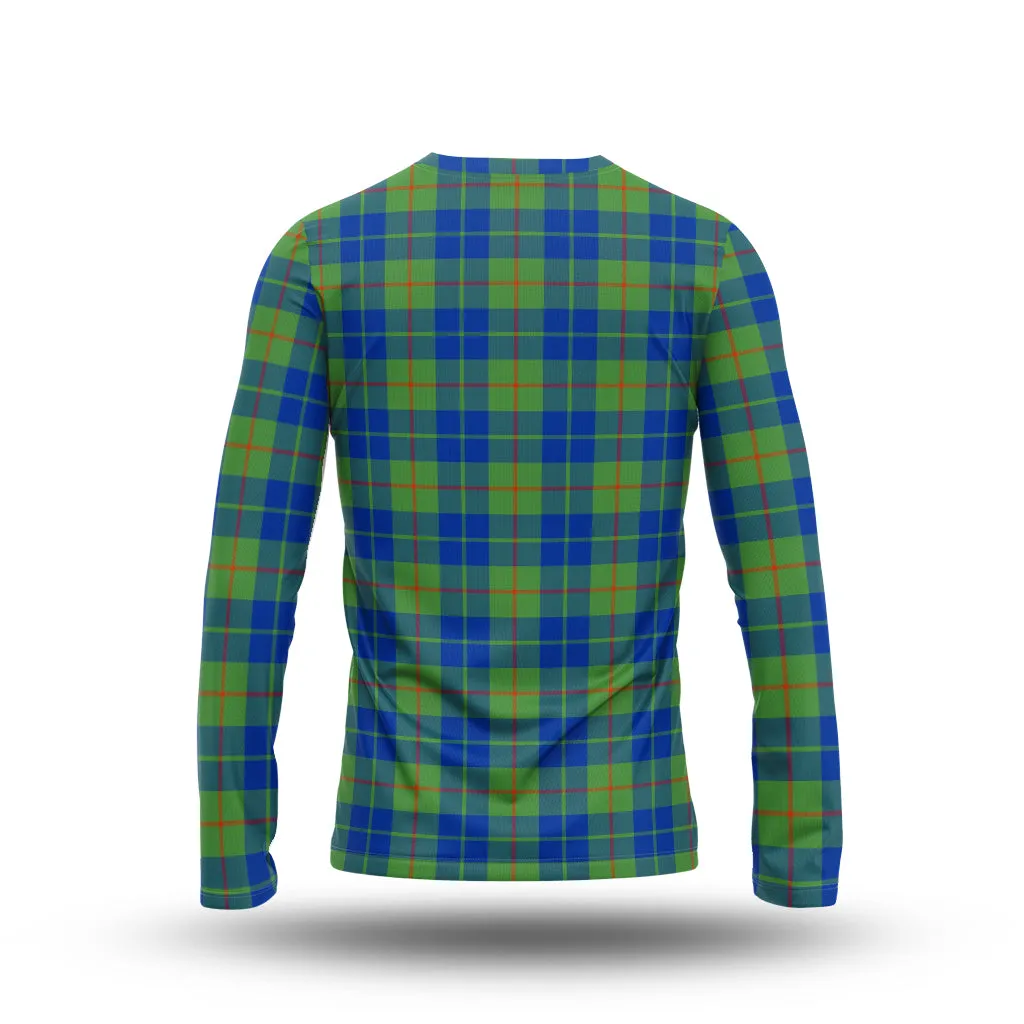 Barclay Hunting Ancient Tartan Long Sleeve T-Shirt with Family Crest