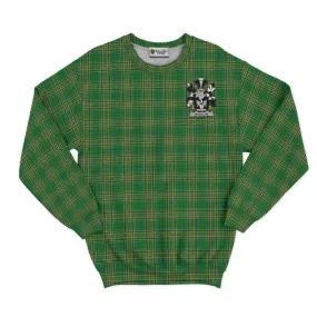 Barlow Irish Clan Tartan Sweatshirt with Coat of Arms