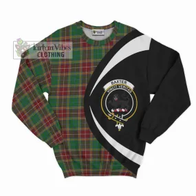 Baxter Tartan Sweatshirt with Family Crest Circle Style