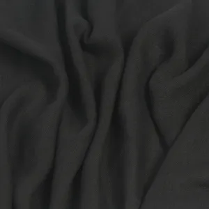 Black Linen Fabric 387