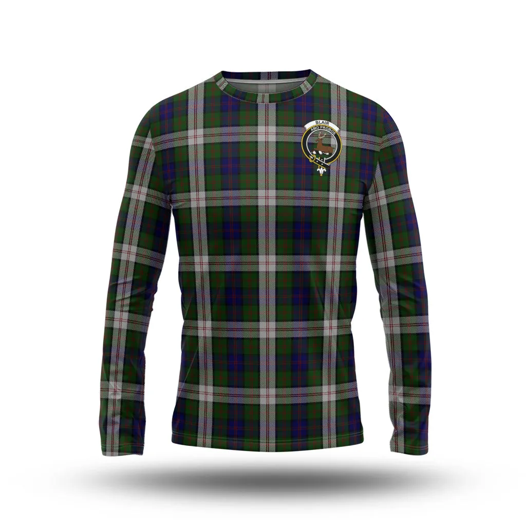 Blair Dress Tartan Long Sleeve T-Shirt with Family Crest