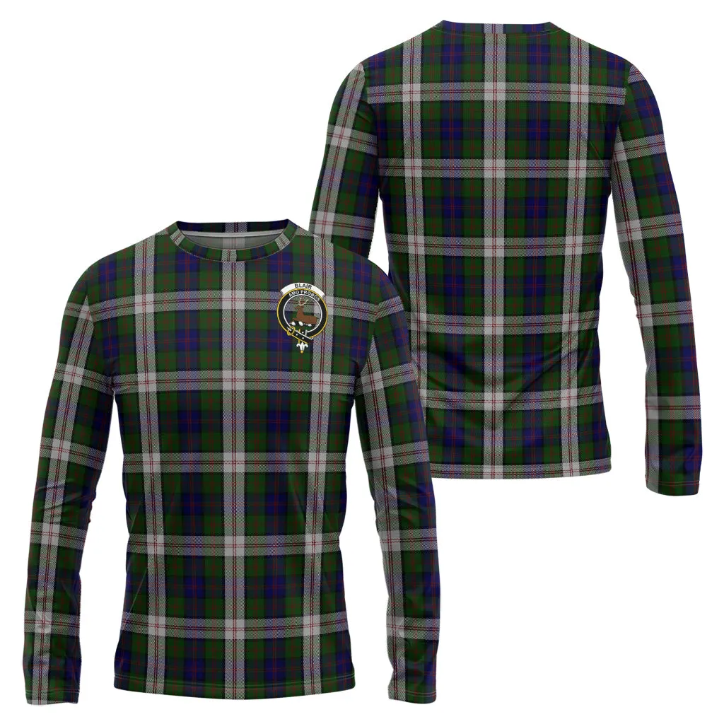 Blair Dress Tartan Long Sleeve T-Shirt with Family Crest