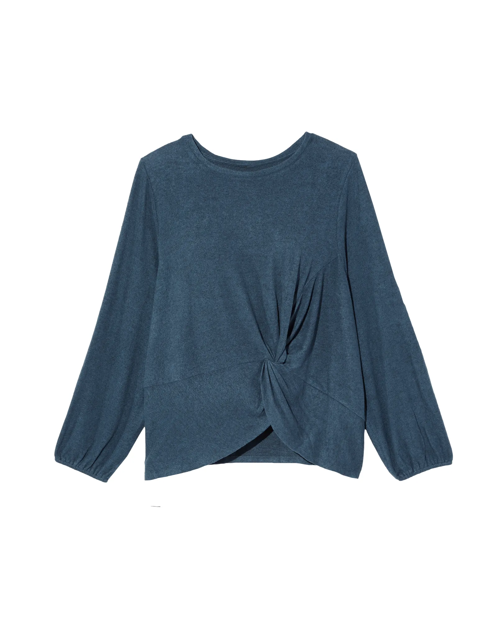 Blanca Side Knot Tee | Azure Blue