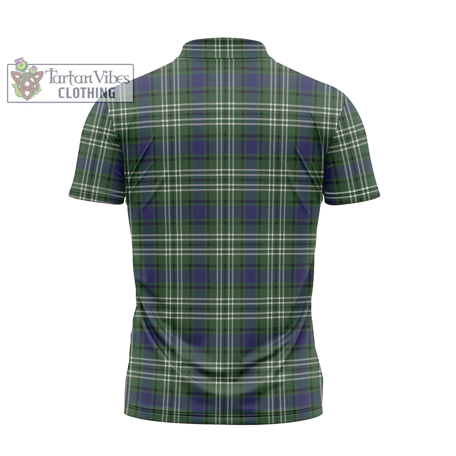 Blyth Tartan Zipper Polo Shirt