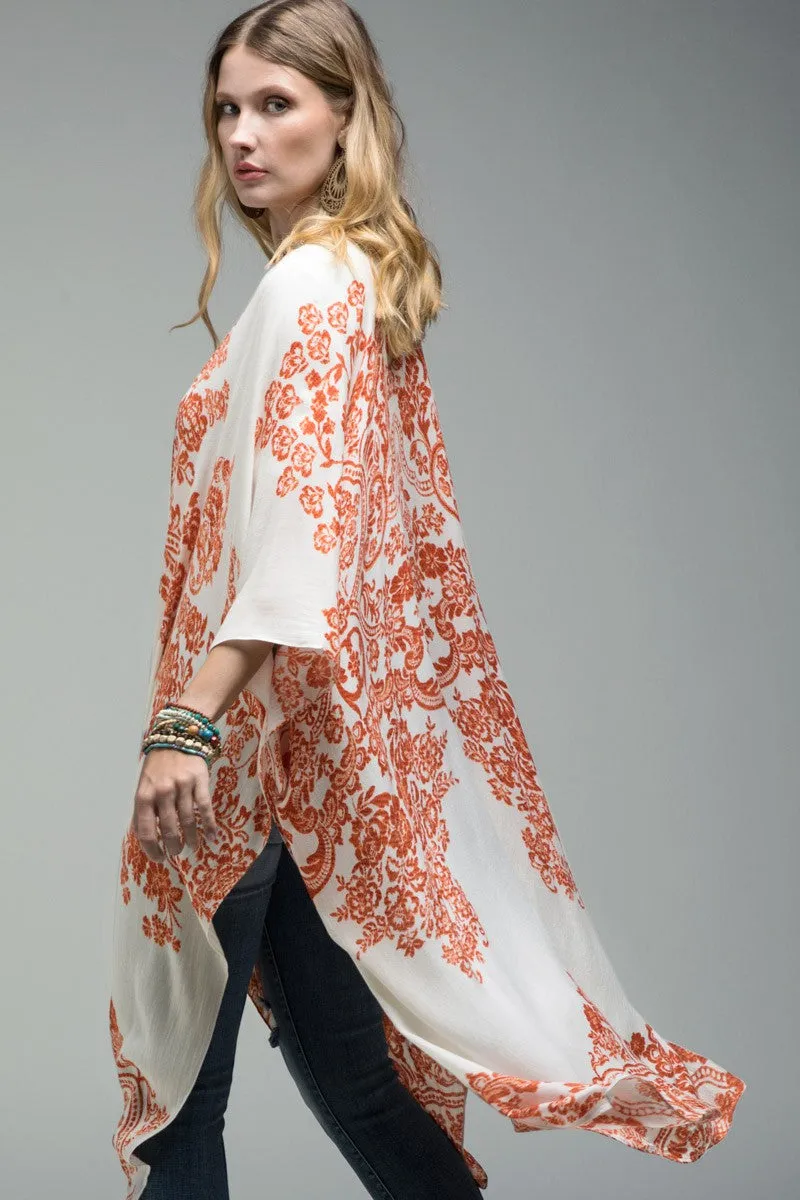 Boho Babe Floral Kimono