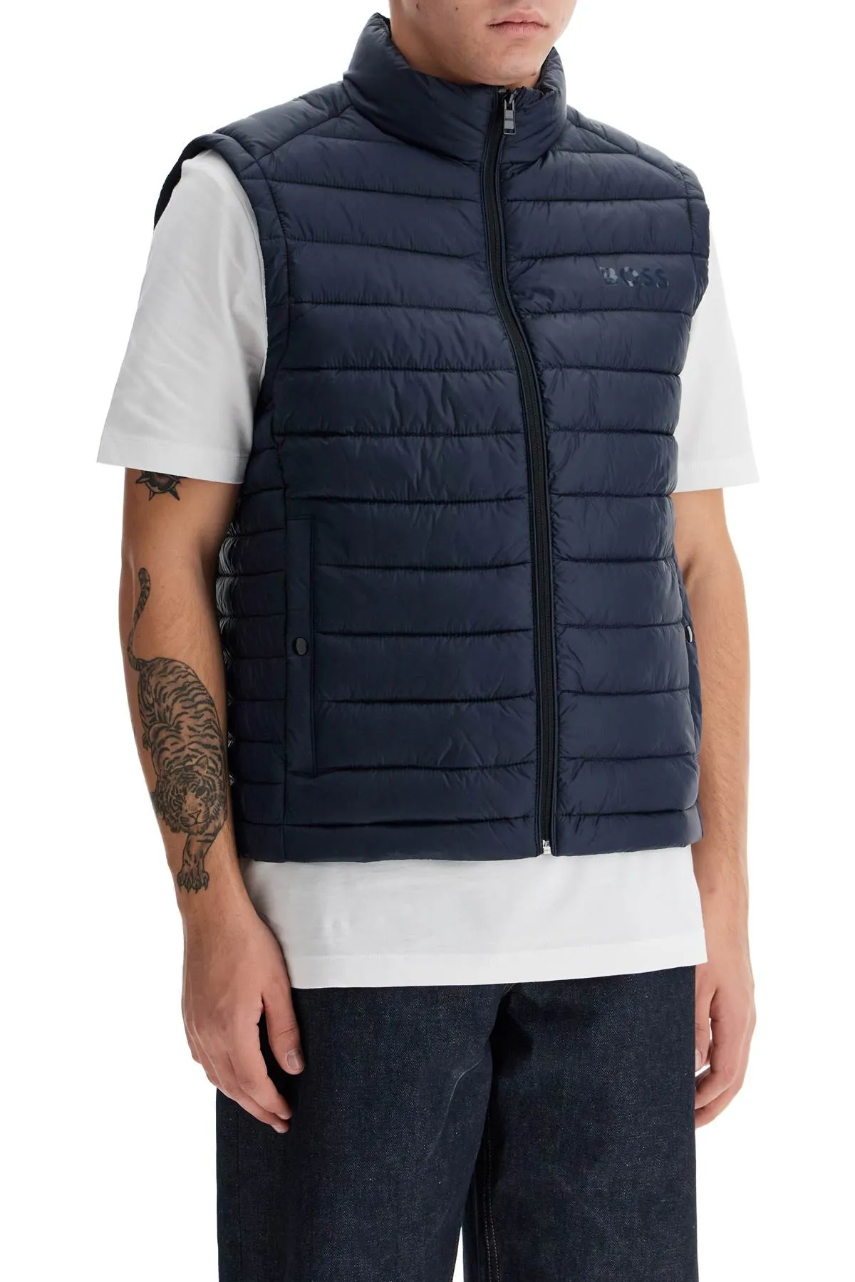 BOSS Gilet Imbottito Ripiegabile