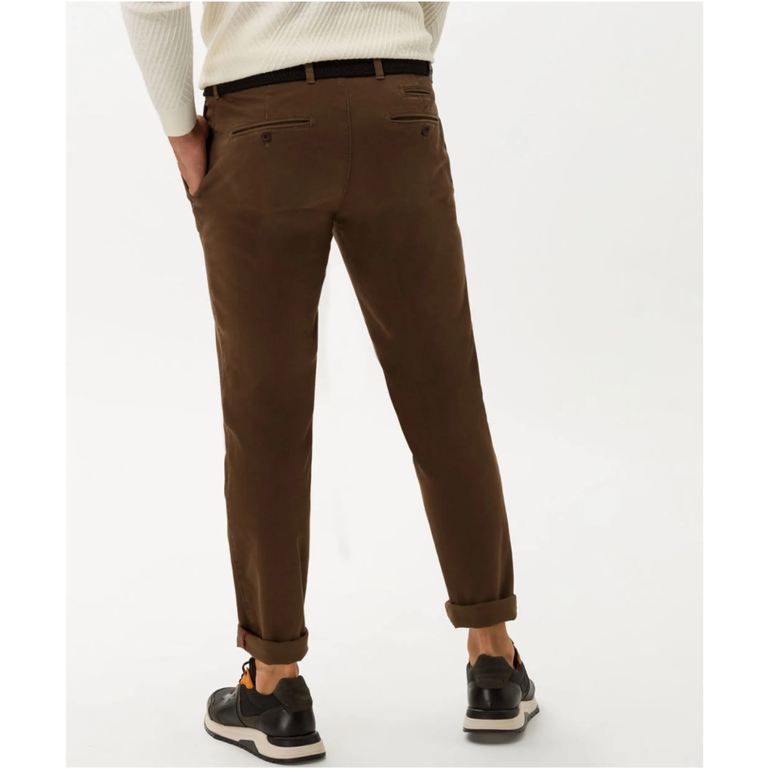 Brax Hi-FLEX ultra-elastic slim chinos Fabio - Brown 85-1647