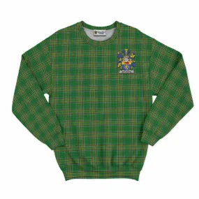 Brosnan Irish Clan Tartan Sweatshirt with Coat of Arms