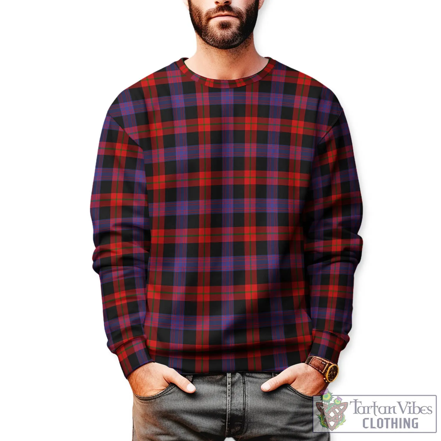 Brown (Broun) Tartan Sweatshirt