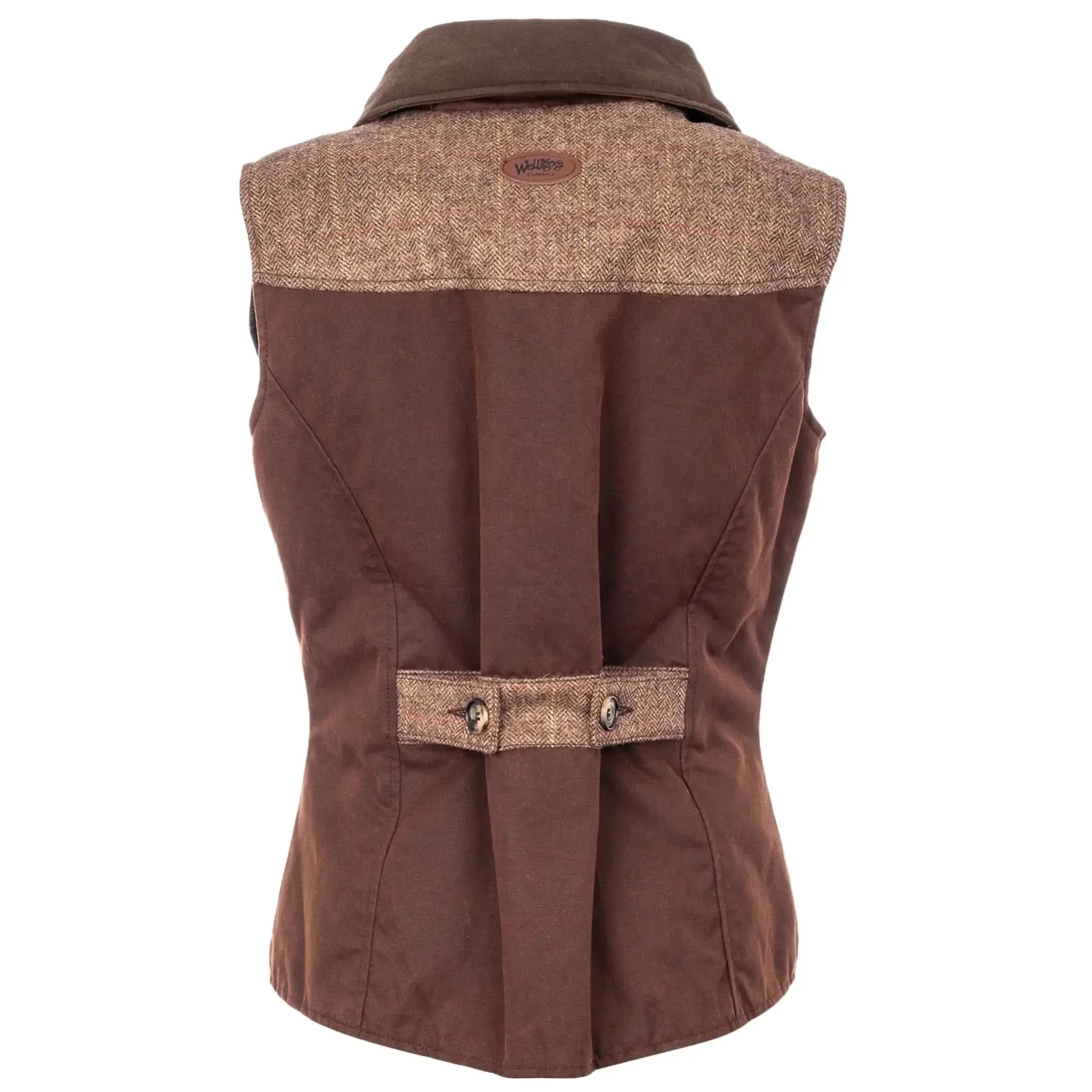 Burghley Herringbone Wax Gilet