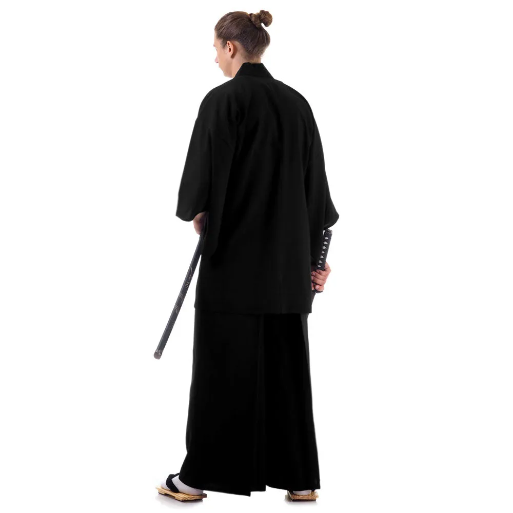 Bushido Spirit Samurai Kimono Haori Hakama Set